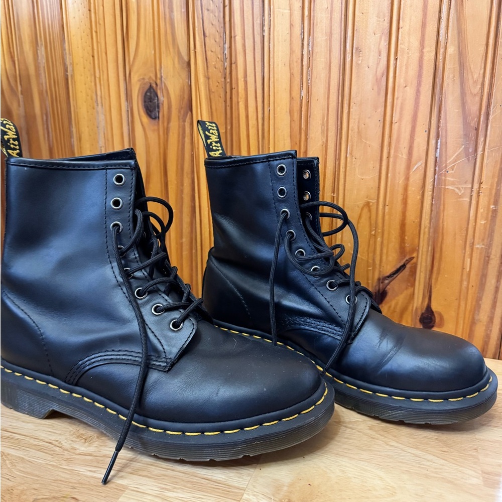 Dr. Martens Black Lace-Up Women's Boots